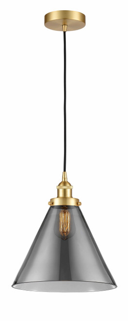 manufacturer_finish:Satin Gold|manufacturer_glass:Light Smoke Cone 12|light_output:220.00lm|color_temperature:2200K|cri:99