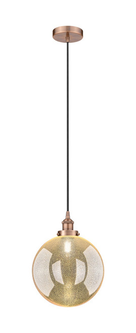 Innovations - 616-1PH-AC-G208-12 - One Light Mini Pendant - Edison - Antique Copper