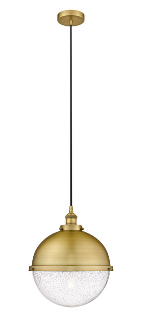Innovations - 616-1PH-BB-HFS-124-BB - One Light Pendant - Edison - Brushed Brass