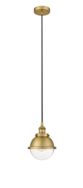 Innovations - 616-1PH-BB-HFS-62-BB - One Light Mini Pendant - Edison - Brushed Brass