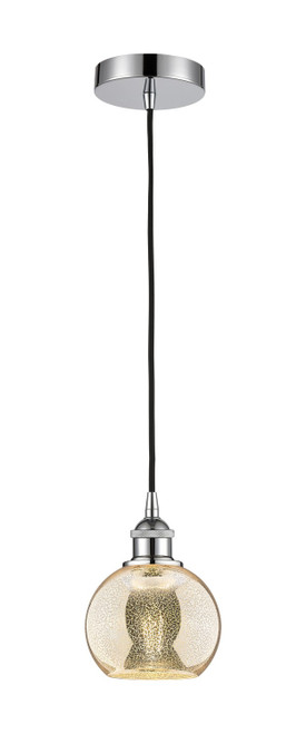 Innovations - 616-1P-PC-G128-6 - One Light Mini Pendant - Edison - Polished Chrome