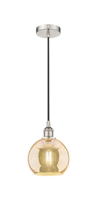 Innovations - 616-1P-PN-G128-8 - One Light Mini Pendant - Edison - Polished Nickel