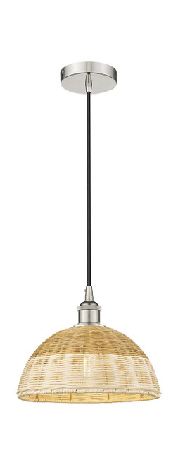 Innovations - 616-1P-PN-NBD2-12-NAT - One Light Mini Pendant - Edison - Polished Nickel