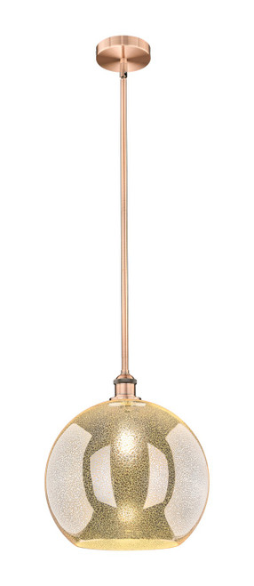 Innovations - 616-1S-AC-G128-14 - One Light Pendant - Edison - Antique Copper