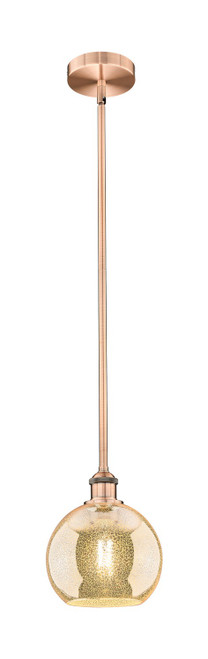 Innovations - 616-1S-AC-G128-8 - One Light Mini Pendant - Edison - Antique Copper