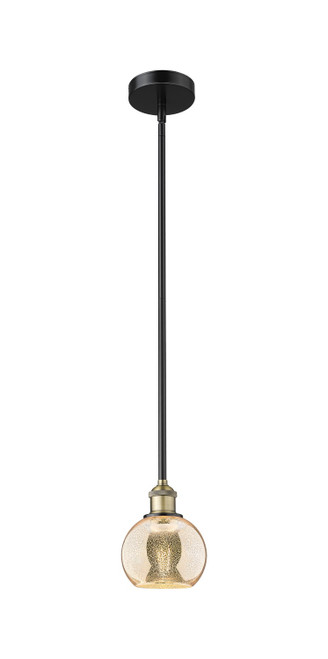 Innovations - 616-1S-BAB-G128-6 - One Light Mini Pendant - Edison - Black Antique Brass