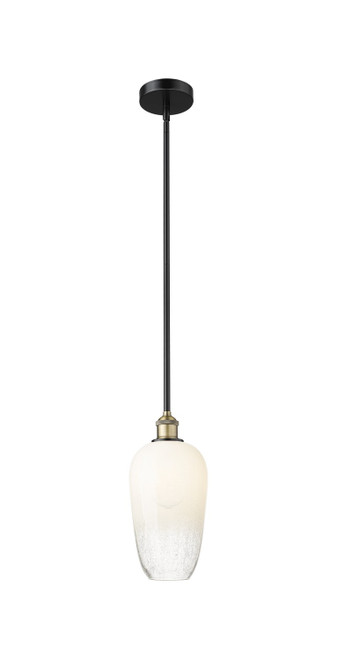 Innovations - 616-1S-BAB-G484-7OP - One Light Mini Pendant - Edison - Black Antique Brass