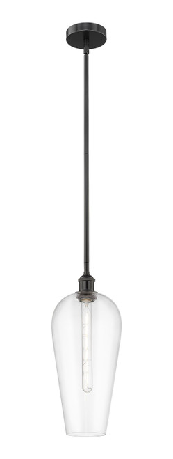 Innovations - 616-1S-BK-G456-8CL - One Light Mini Pendant - Edison - Matte Black
