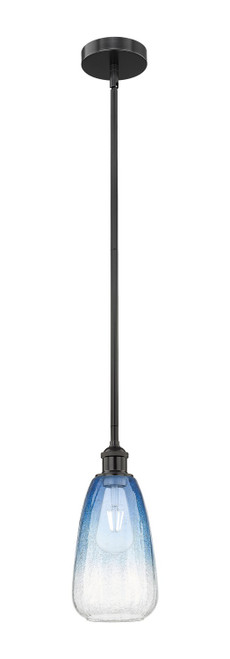 Innovations - 616-1S-BK-G480-6SB - One Light Mini Pendant - Edison - Matte Black