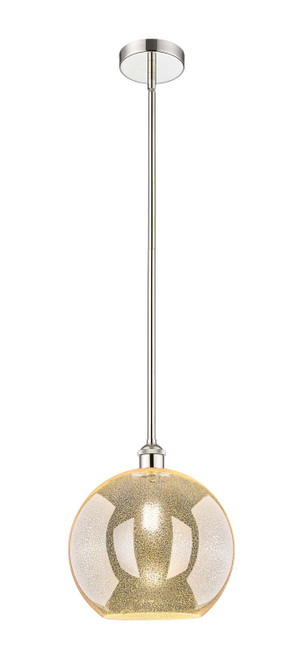 Innovations - 616-1S-PN-G128-12 - One Light Mini Pendant - Edison - Polished Nickel