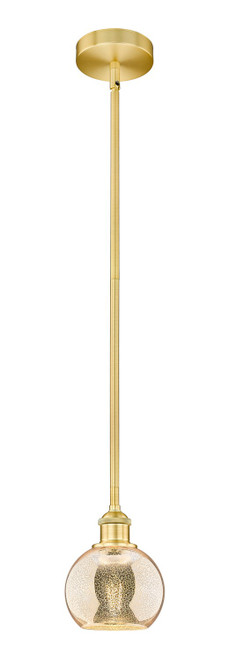 Innovations - 616-1S-SG-G128-6 - One Light Mini Pendant - Edison - Satin Gold