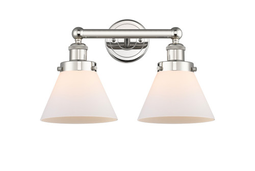 manufacturer_finish:Polished Nickel|manufacturer_glass:Cased Matte White Large Cone