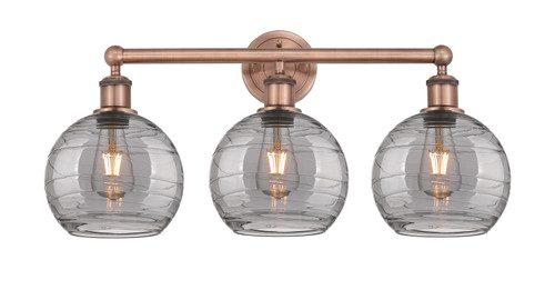 manufacturer_finish:Antique Copper|manufacturer_glass:Light Smoke Athens Deco Swirl|light_output:220.00lm|color_temperature:2200K|cri:99