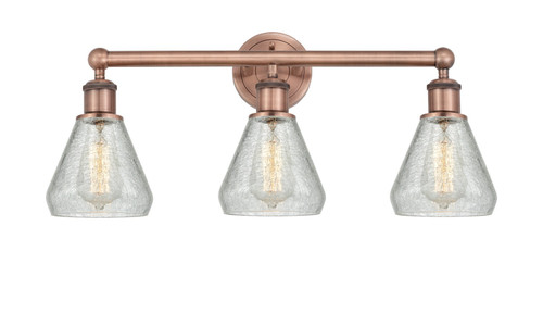 Innovations - 616-3W-AC-G275 - Three Light Bath Vanity - Edison - Antique Copper