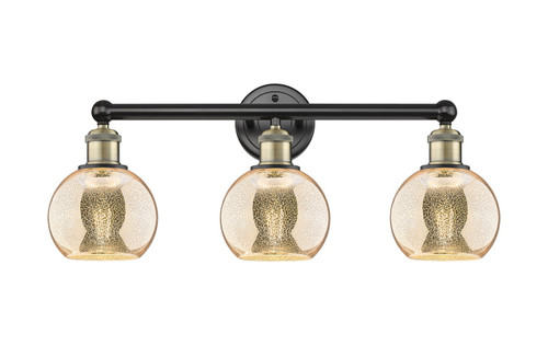 Innovations - 616-3W-BAB-G128-6 - Three Light Bath Vanity - Edison - Black Antique Brass
