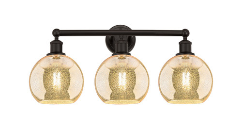 Innovations - 616-3W-OB-G128-8 - Three Light Bath Vanity - Edison - Oil Rubbed Bronze