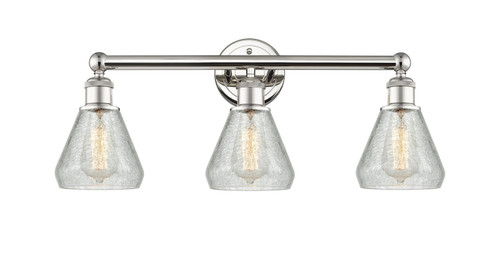 Innovations - 616-3W-PN-G275 - Three Light Bath Vanity - Edison - Polished Nickel