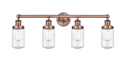 Innovations - 616-4W-AC-G314 - Four Light Bath Vanity - Edison - Antique Copper