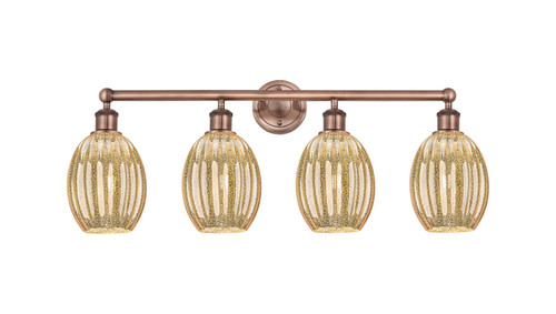 Innovations - 616-4W-AC-G459-6ME - Four Light Bath Vanity - Edison - Antique Copper