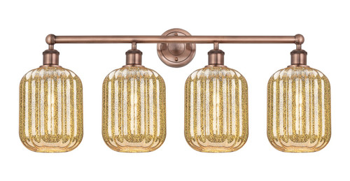 Innovations - 616-4W-AC-G460-7ME - Four Light Bath Vanity - Edison - Antique Copper