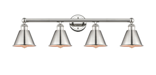 Innovations - 616-4W-PN-M8-PN - Four Light Bath Vanity - Edison - Polished Nickel