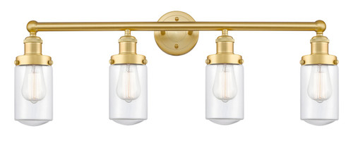 Innovations - 616-4W-SG-G312 - Four Light Bath Vanity - Edison - Satin Gold