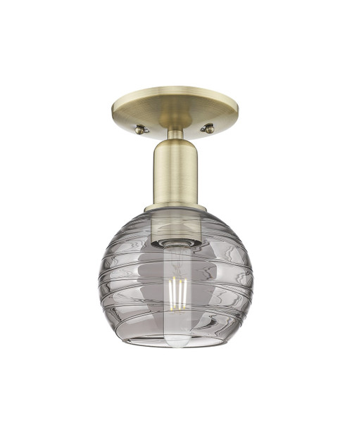 Innovations - 716-1C-AB-G1213-6SM - One Light Semi-Flush Mount - Arcadia - Antique Brass