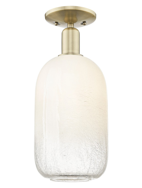 Innovations - 716-1C-AB-G482-7OP - One Light Semi-Flush Mount - Arcadia - Antique Brass