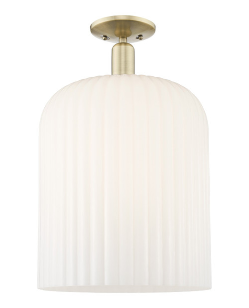 Innovations - 716-1C-AB-G559-12GWH - One Light Semi-Flush Mount - Arcadia - Antique Brass
