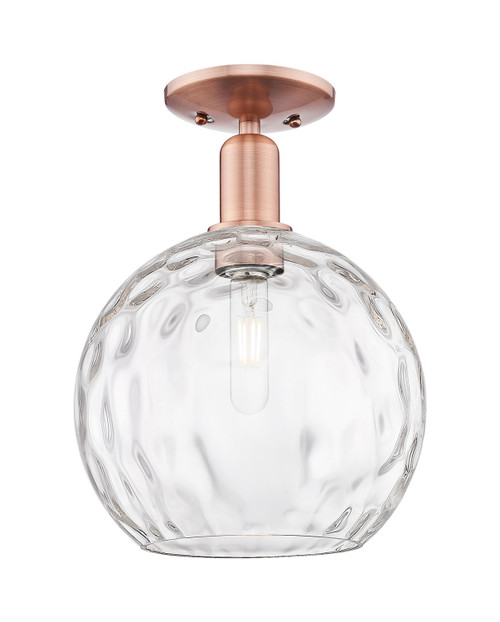 Innovations - 716-1C-AC-G1215-10 - One Light Semi-Flush Mount - Arcadia - Antique Copper