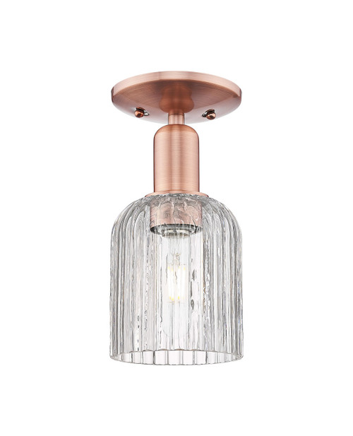 Innovations - 716-1C-AC-G559-5CL - One Light Semi-Flush Mount - Arcadia - Antique Copper