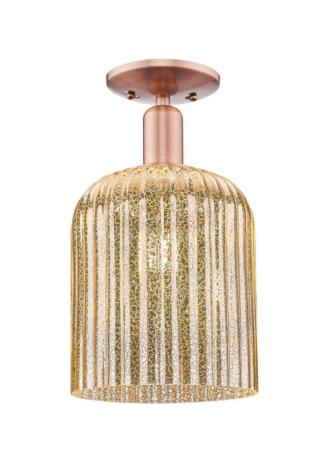 Innovations - 716-1C-AC-G559-8ME - One Light Semi-Flush Mount - Arcadia - Antique Copper
