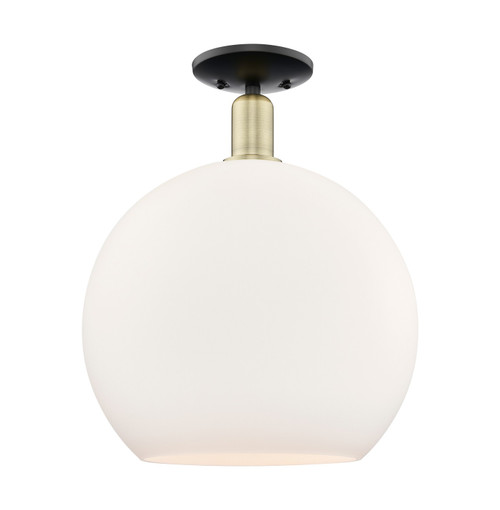 Innovations - 716-1C-BAB-G121-14 - One Light Semi-Flush Mount - Arcadia - Black Antique Brass