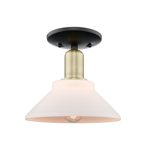 Innovations - 716-1C-BAB-G131 - One Light Semi-Flush Mount - Arcadia - Black Antique Brass