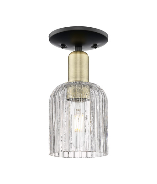 Innovations - 716-1C-BAB-G559-5CL - One Light Semi-Flush Mount - Arcadia - Black Antique Brass