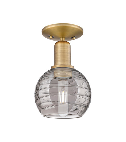 Innovations - 716-1C-BB-G1213-6SM - One Light Semi-Flush Mount - Arcadia - Brushed Brass