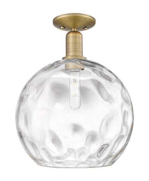 Innovations - 716-1C-BB-G1215-14 - One Light Semi-Flush Mount - Arcadia - Brushed Brass