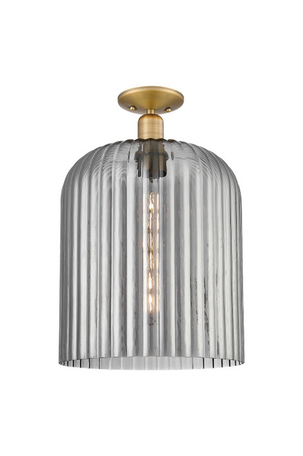 Innovations - 716-1C-BB-G559-12SM - One Light Semi-Flush Mount - Arcadia - Brushed Brass