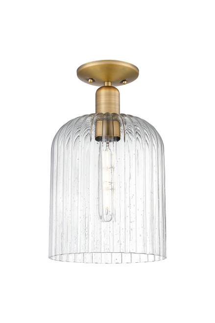 Innovations - 716-1C-BB-G559-8SDY - One Light Semi-Flush Mount - Arcadia - Brushed Brass
