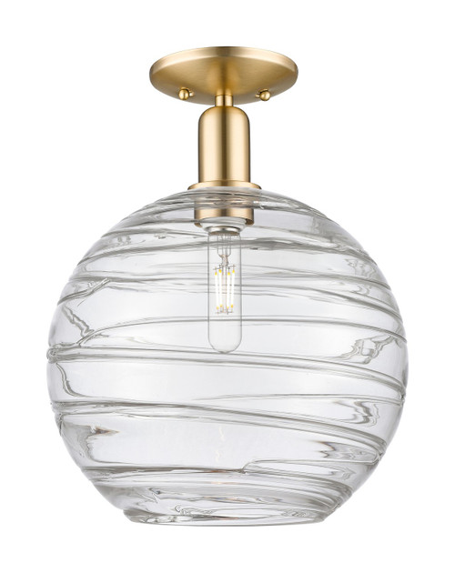 Innovations - 716-1C-CB-G1213-12CL - One Light Semi-Flush Mount - Arcadia - Champagne Bronze