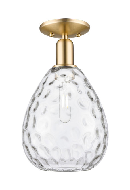 Innovations - 716-1C-CB-G372 - One Light Semi-Flush Mount - Arcadia - Champagne Bronze