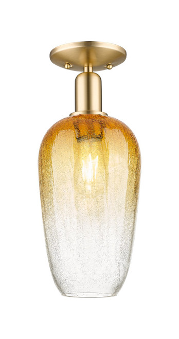 Innovations - 716-1C-CB-G484-7AM - One Light Semi-Flush Mount - Arcadia - Champagne Bronze