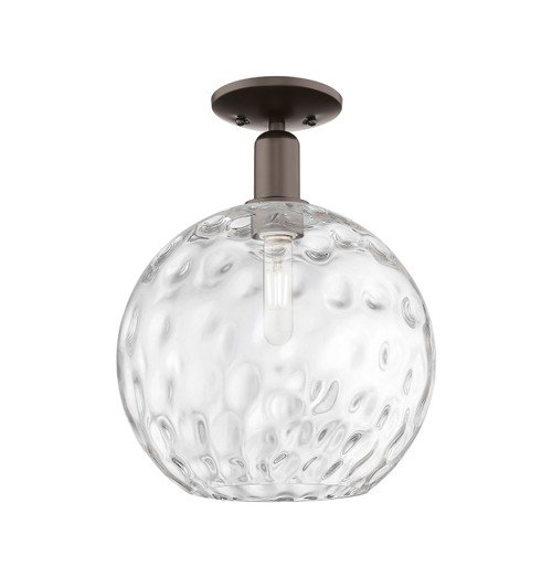 Innovations - 716-1C-OB-G1215-12 - One Light Semi-Flush Mount - Arcadia - Oil Rubbed Bronze