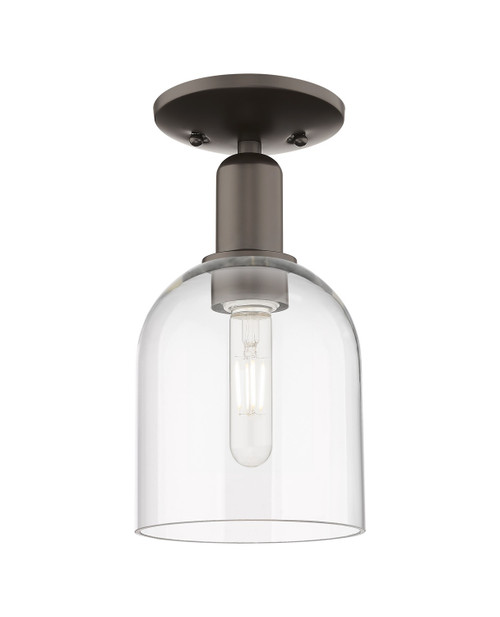 Innovations - 716-1C-OB-G558-6CL - One Light Semi-Flush Mount - Arcadia - Oil Rubbed Bronze