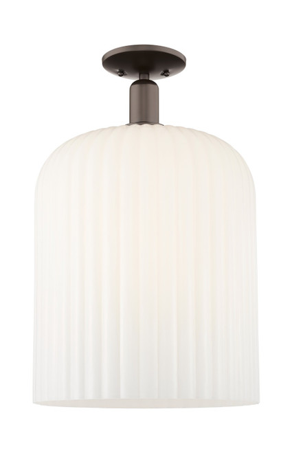 Innovations - 716-1C-OB-G559-12GWH - One Light Semi-Flush Mount - Arcadia - Oil Rubbed Bronze
