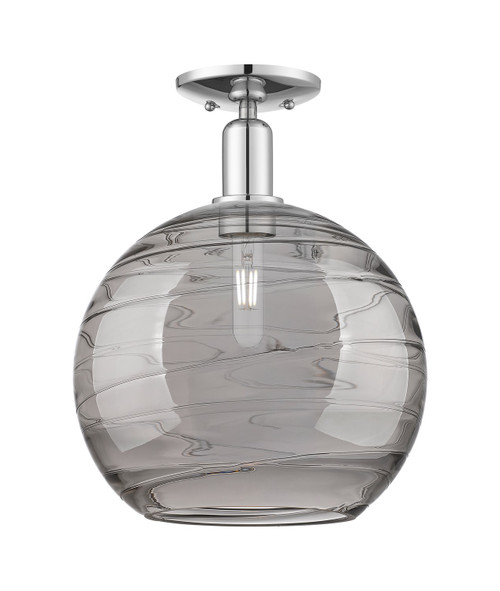Innovations - 716-1C-PC-G1213-12SM - One Light Semi-Flush Mount - Arcadia - Polished Chrome