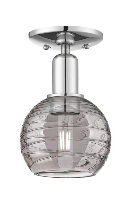 Innovations - 716-1C-PC-G1213-6SM - One Light Semi-Flush Mount - Arcadia - Polished Chrome