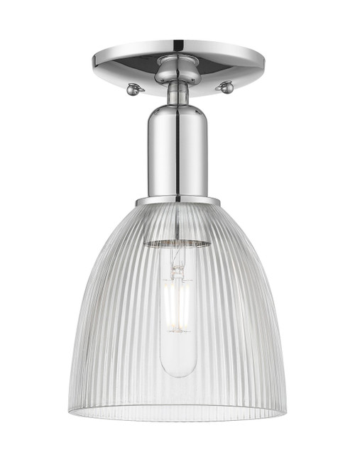 Innovations - 716-1C-PC-G382 - One Light Semi-Flush Mount - Arcadia - Polished Chrome