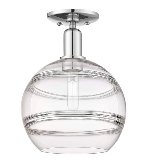 Innovations - 716-1C-PC-G556-10CL - One Light Semi-Flush Mount - Arcadia - Polished Chrome