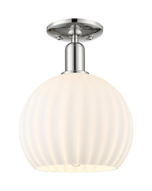 Innovations - 716-1C-PN-G1217-10WV - One Light Semi-Flush Mount - Arcadia - Polished Nickel